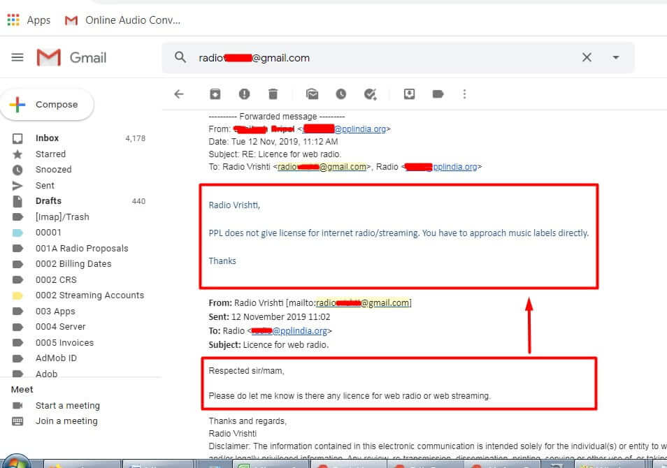 PPL Licence- Gmail Response copy